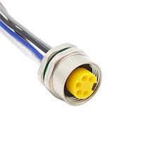 Bulgin PXMBNI78FPF05AFLPG135005 Sensor Cables / Actuator Cables 5 Contacts 7/8" Front Panel Mounting Female