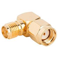 Amphenol RF 132172RP-RP RF Adapters - In Series SMA Jack to SMA Plug R/A Adapter