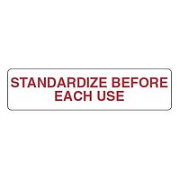 Q-Cee's - TE Connectivity QC138 Labels and Signs STANDARDIZE EACH USE Sold by Pack of 160