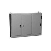 Hammond Manufacturing 4UHD8415718FTC Disconnect N12 H.D. Disconnect Enclosure w/ panel - 84.13 x 156.5 x 18.13 - Steel/Gray