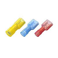 KS Terminals FDFNYD1-250 Double Crimp Nylon-Fully, Double Crimp Female, 22-16 AWG, .032 x .250