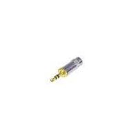 REAN NYS231G Phone Connectors Plug 3.5mm stereo nickel/gold REAN