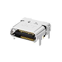 GCT (Global Connector Technology) USB4230-03-A PCB Top Mount USB3.2 Gen 2 TypeC Receptacle, 24Pin, Horiz., HybridType, PCB TopMount