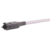HARTING 33400800201100 Overmolded Cables Han 1A Overmolded 5+PE latch locking, male to flying leads - PVC 10m