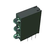 Kingbright WP934SA/3GT LED Circuit Board Indicators 3mm TRI-LVL 568nm LED INDICATOR