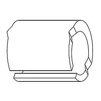 AMP Connectors - TE Connectivity STD06W-X Snap-On SNAP ON .104-.14" X PRICE PER EA MARKER