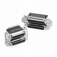 3M Electronic Solutions Division 10268-M218PE Micro-D D-Sub Connectors 136P RA BRDMNT RECPT