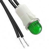 VCC 1052A5 Neon Panel Mount Indicators GREEN DIFFUSED 1/2" MOUNTING HOLE