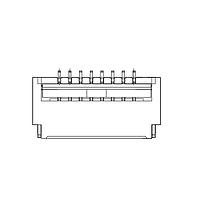 Adam Tech PCA-6MA-20-HD-3-G-T/R Connectors FPC/FFC CONNECTOR, ZIF TYPE, .5M