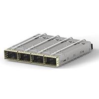 AMP Connectors - TE Connectivity 1-2338495-3 Cages 1x4 EMI springs open back 1LP