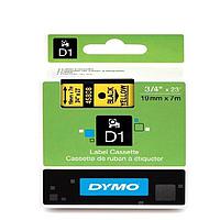 DYMO 63020716 D1 Black/Yellow Tape (19mm x 7m)