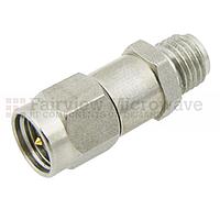 Fairview SA26B-15 15 dB Fixed Attenuator SMA Male To SMA Female Up To 26 GHz Rated To 2 Watts With Passivated Stainless Steel Body