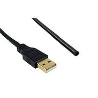 Qualtek Electronics 3021029-16 USB 2.0 A-BLUNT 20 AWG 16' USB 2.0