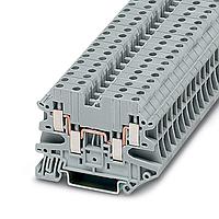 OMEGA XBUT4D22 Screw Connection Multi-Conductor Terminal Blocks (Gray, 26 to 10 AWG, 0 A)