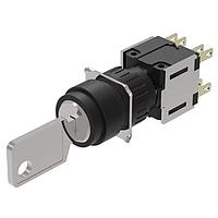 EAO 51-376.022D Keylock Switches KYLK REC MNT 3POS