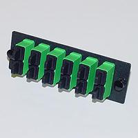 Panduit FAP6WAGDSCZ Accessories FAP w/6 SC APC Dupl Singlmode Adapters (
