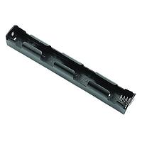 Eagle Plastic Devices 12BH231P-GR Cylindrical Battery Contacts, Clips, Holders & Springs 160x27x30mmfor 3 x C cellsPC PIN Terminal