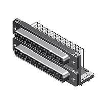 Molex / FCT 173114-0545 Dual Port D-Sub Connectors FCT DPORT 37 RCPT / 37 RCPT