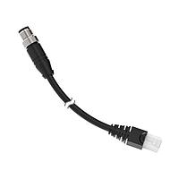 Banner Engineering STP-M12-830 Ethernet Cables / Networking Cables Cordset: Double Ended M12 to RJ45; 8-pin Straight Male; 8-pin Straight Male; 9.14 m 8x24 Shielded Black PVC Jacket; Nickel-Plated Brass Coupling Nuts