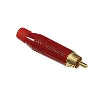 Amphenol Audio ACPR-RED Cable Mount RCA MALE PLUG RED