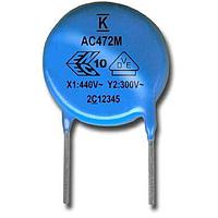 KEMET C901U102MZWDBAWL20 Encapsulated Industrial Grade Capacitor 440/300V 1000pF Y5U 20% LS=10mm