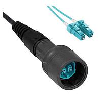 Bulgin PXF6050AAC Fiber Optic Cable Assemblies Flex fiber connector 15M OM3