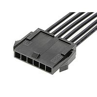 Molex 214752-1061 Discrete Wire Micro-Fit 3.0 SR P-P 6CKT 150 MM Sn