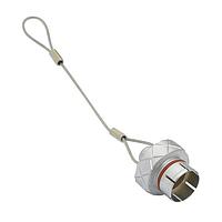 Amphenol LTW CAP-DLBFQME4 Accessories DUST CAP, 2B, ZFG PUSH LOCK,W/FISH LN
