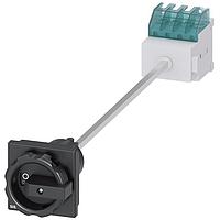 SIEMENS 3LD20130TK51 Rotary DISC SW 16A DOOR ROT HDL 4HOLE BLK 3P