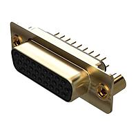 Amphenol Positronic ODD26S3000C-50 High Density D-Sub Connectors D-Sub Female Connector 26P Solder Tail Straight Cadmium Shell