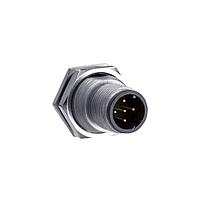 Amphenol LTW HDM12A-05PMMP-SF8002 Plugs Heavy Duty M12 Circular Metric Connector, A Code, High Temperature, Metal, 4A, 05 pins, Male Connector, Male Contact, Hexagonal, M16*1.5, Screw Thread, Receptacle, PCB 180 , Receptacle, Front Fasten, IP68 / IP69K