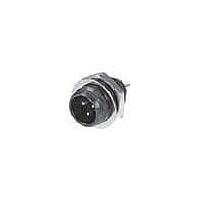 REAN RT4MP Receptacles 4P TINY XLR MALE PNL NKL SHELL, GOLD REA