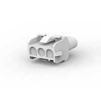 AMP Connectors - TE Connectivity 2-480701-0 Receptacle Housings 03P CAP HSG NAT
