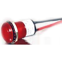 Dialight 657-1503-303F LED Panel Mount Indicators Red 100fL 12V Flat Lens