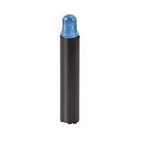 BIVAR LTM7003BWD LED Circuit Board Indicators Vertical LED Assembly, 0.70 in. Length, 3mm LED, Blue, Diffused Lens, Black Crystaline Polymer