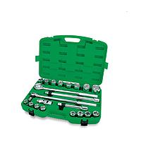TOPTUL GCAI2104 Professional Grade 3/4" DR. Flank Socket Set (21 pcs; 6PT)