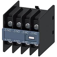 SIEMENS 3RH29114FA40 Control Switches AUX. SWITCH 4NO FOR S00 & S0 RING LUG