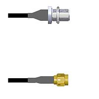 Amphenol Custom Cable Q-1U03B0003084i RF Cable Assemblies N-SJB/SMA-SP G174 84I