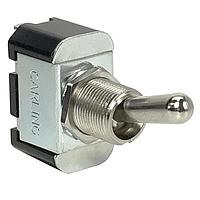 Carling Technologies 2FA53-78 Toggle Switches 1-pole, ON - None - OFF, 10A/15A 250VAC/125VAC 3/4 HP, Non-Illuminated, Sealed Bat Style Toggle Switch with Solder Lug