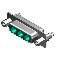 Molex / FCT 173107-0556 Mixed Contact D-Sub Connectors FCT ML DSUB RCPT 3W3 W/SNAPIN