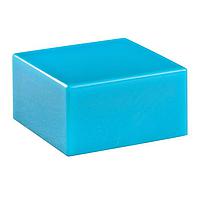 NKK Switches AT4059G Flat .472" SQ CAP BLU GLS