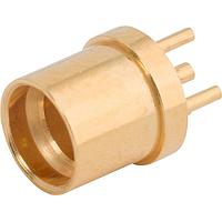 Amphenol SV Microwave 1211-40113 PCB Connectors SMP Male PCB Thru-Hole Connector, FD