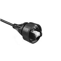 Bulgin PX0837/5M00 Cat 5e IP68 RJ45-SH RJ45 5M