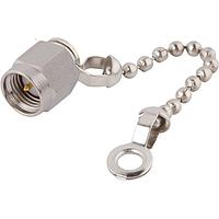 Amphenol SV Microwave M39012/25-3124 Single Port Connectors SMA M Dust Cap Rope Chain
