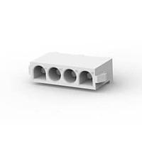 AMP Connectors - TE Connectivity 1586086-1 Pin & Socket Connectors 04P UMNL PIN HDR ASSY W/O DRNS