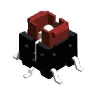 Diptronics TLLM-63BG-S-V-T/R Tactile Switches SMT Type 6.1*6.1 (LED Color)