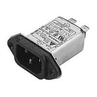 Delta Electronics, Inc. 10KENG3DA-R AC Power Entry Modules IEC Connector Filter, Single, 250VAC, 10A, Snap-In, N/A-Lug, Bleeder Resistor