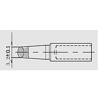 WELLER MXT C Soldering Tip (3.2mm)