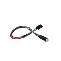 BIVAR PM5BWDW12.0-CC Indicators Standard Panel Mount Indicators, 5mm Blue LED with Diffused Lens, 12 In. Wire, .100 Connector.