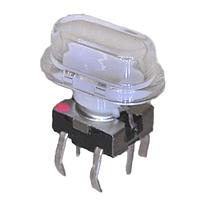 E-Switch TL6215VF450RNN Tactile Switch 50mA 12VDC RED LED 450gf ThruHole NoCap